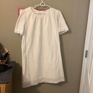NWT Gap white eyelet sheath dress XL